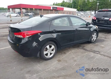 2013 Hyundai Elantra Gls from USA, damaged, VIN 5NPDH4AE1DH385623